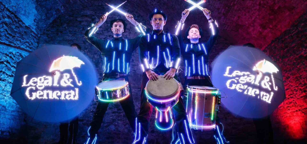 LED-Drummers-Performing-For-Brand-Event
