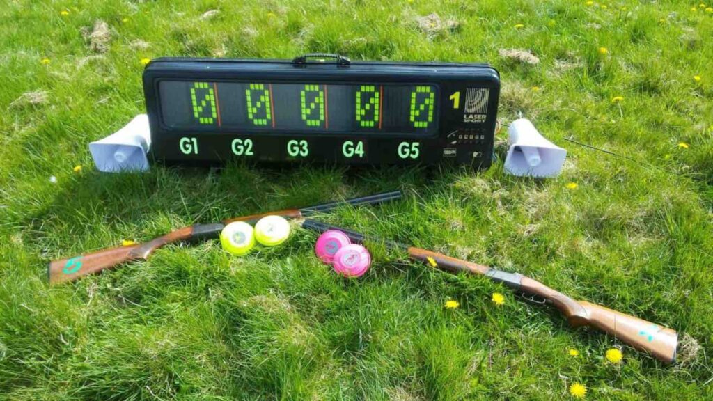 Laser Clay Pigeon Shooting Game.