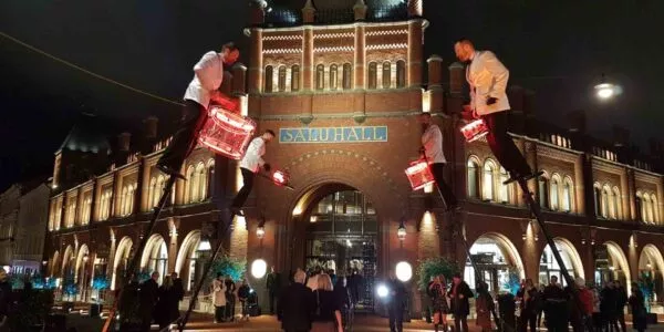 Aerial drummers for hire for incredible entrances to your gala dinners and award ceremonies