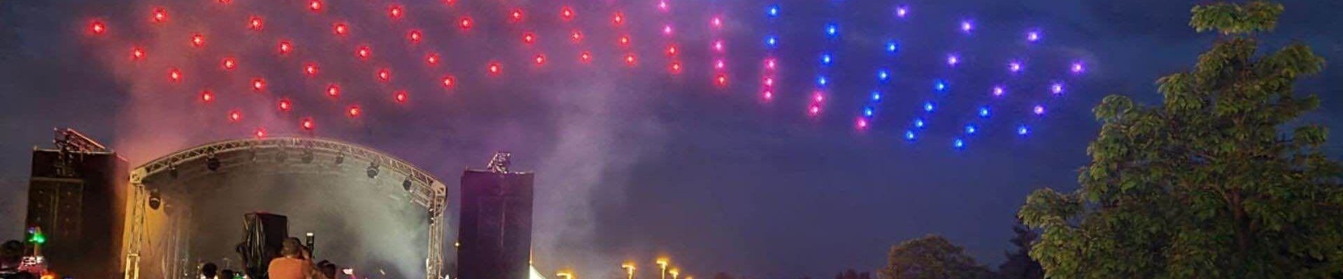 Drone-Display-Using-Red-And-Blue-Drones Drone-Display-Using-Red-And-Blue-Drones