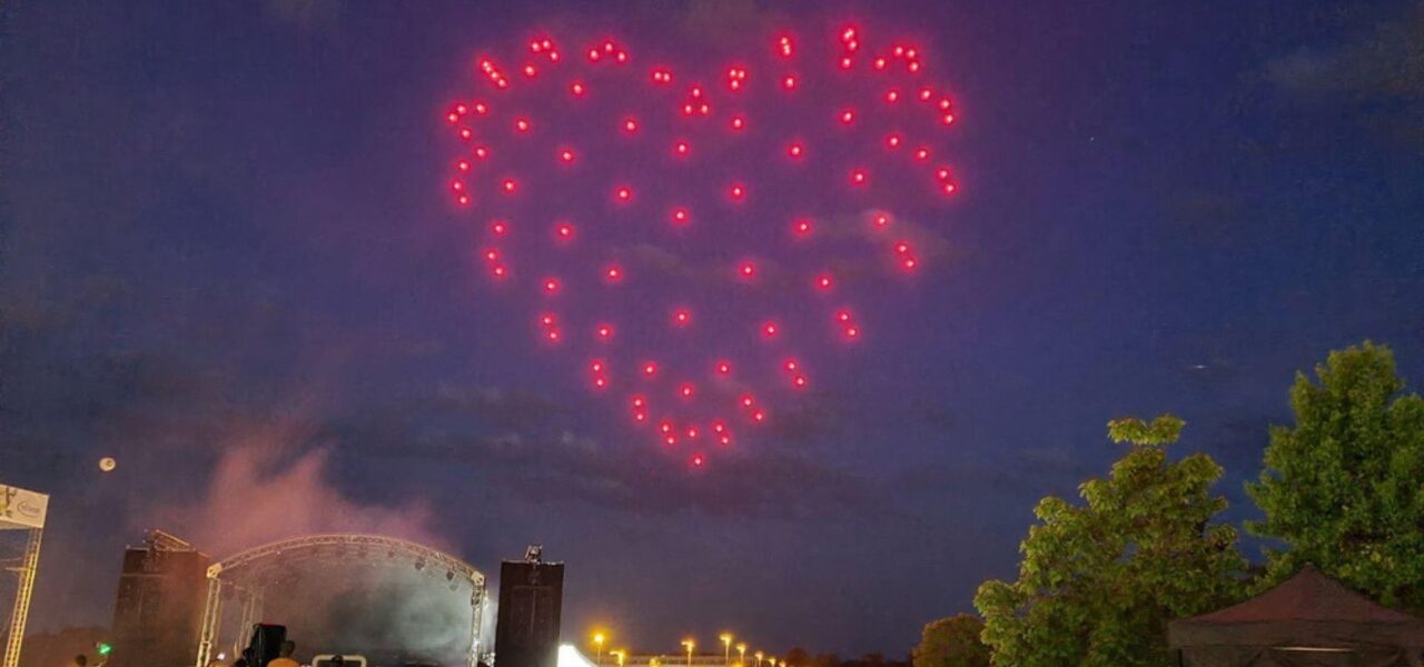 Shape-Of-Love-Heart-Created-With-Air-Drone-Show