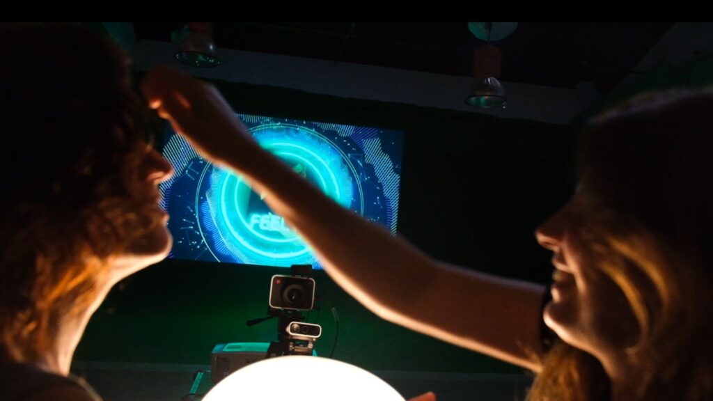 An interactive display for hire using event technology