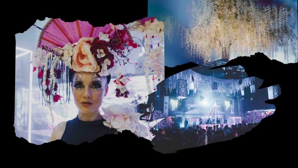 Our Tokyo themed events are impactful for influencer parties with geisha girls and asian props