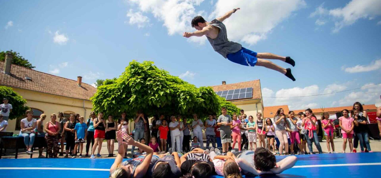 Olympic-Themed-Air-Track-Entertainment