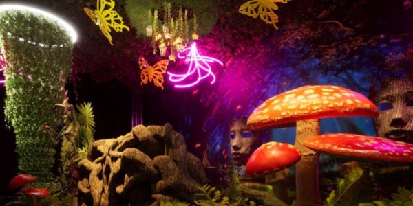 Bespoke-Enchanted-Garden-Themed-Set-Design-Props