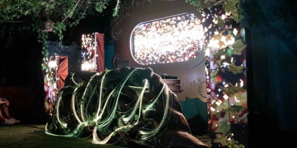 Our stage set design can feature spectacular 3d projection as well as any props you wish