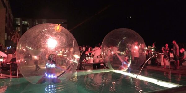 Bubble-Sphere-Duo-In-Pool