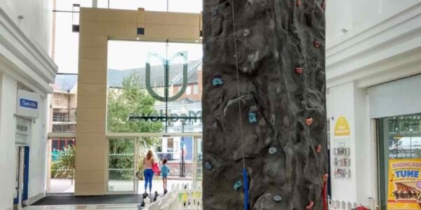 Tonnes of fun to be had with our climbing walls hire