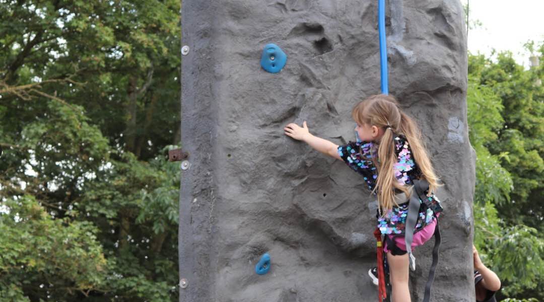 Mobile rock climbing is great fun for all the family