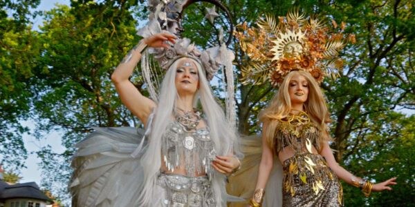 We can arrange your themed entertainment such as our beautiful enchanted goddesses for immersive mystical garden themed parties
