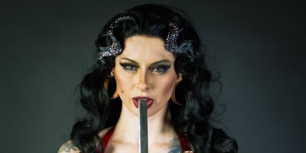 Female-Sword-Swallower-Act