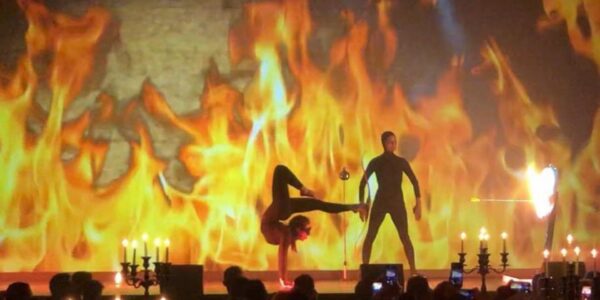 Fire-Bow-And-Arrow-Stage-Show