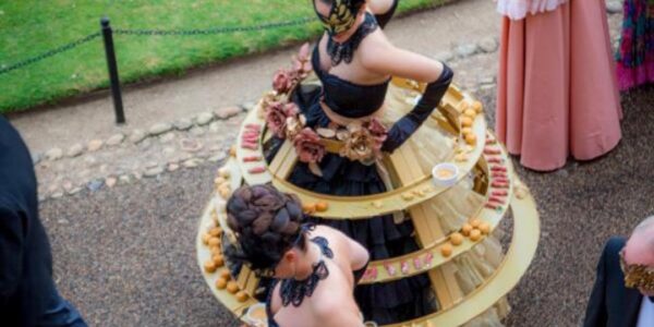 Champagne-Themed-Ladies-For-Victorian-Event