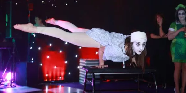 Hire a Halloween Themed contortionist for your entertainment. These body bending performers will spook your guests!