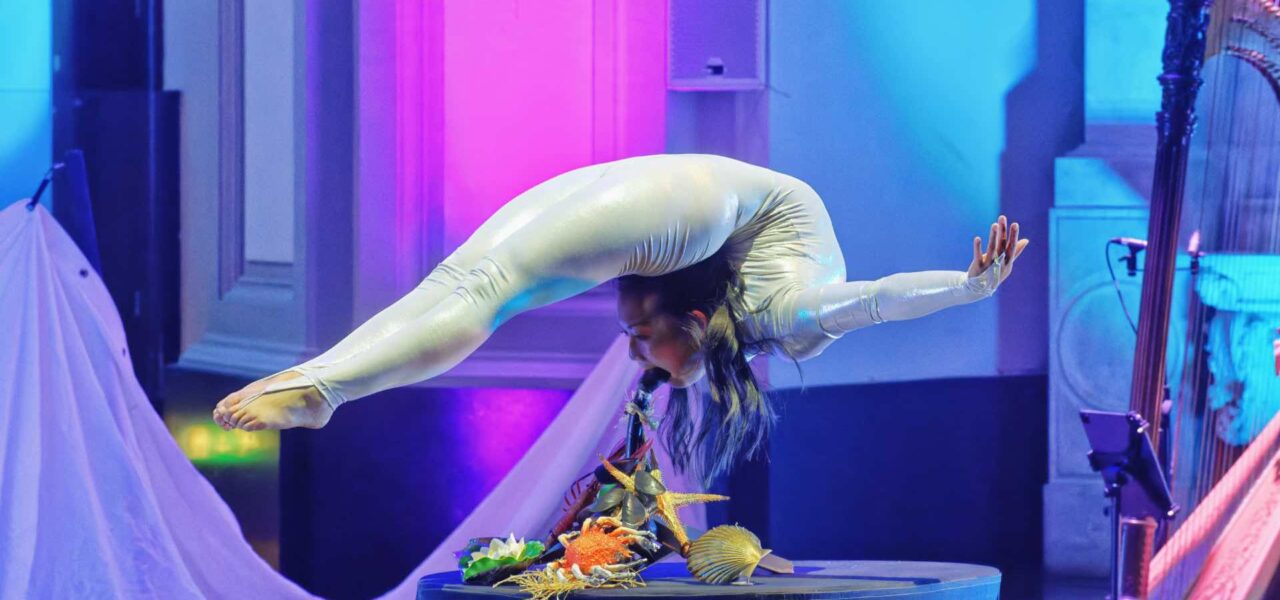 Sustainable-Themed-Circus-Contortionist