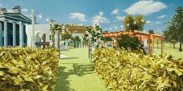 Entrance-To-All-White-Party