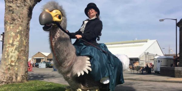 Book our victorian themed dodo act for your themed events.