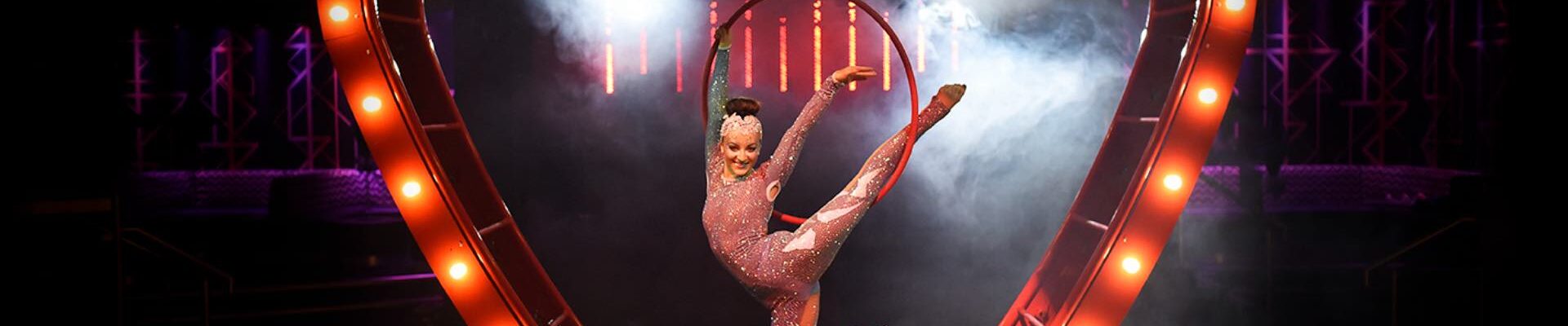 A giant aerial heart prop available for your event entertainment alongside graceful hoop performer A giant aerial heart prop available for your event entertainment alongside graceful hoop performer