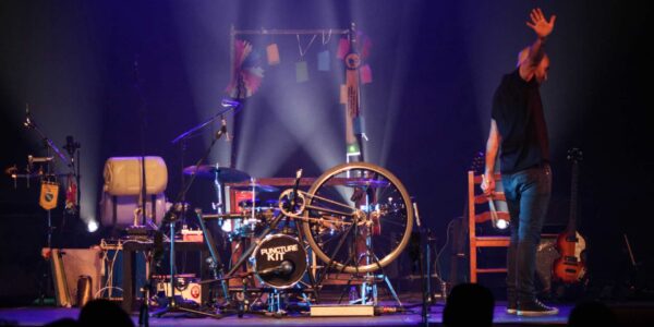 Get ready to be amazed by this cyclist's incredible bike drumming performance.