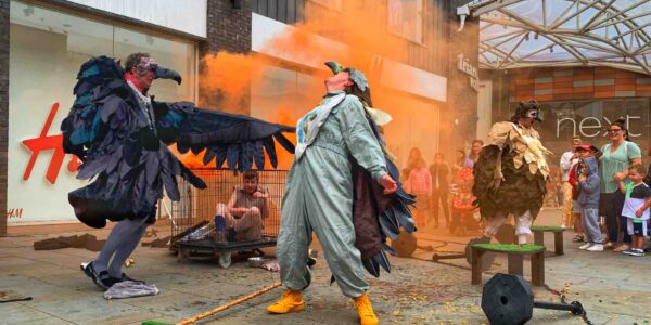 All ages will love this unique street performance featuring destructive birds of prey gone well and truly wild! Ideal for Public and Street Theatre performances.