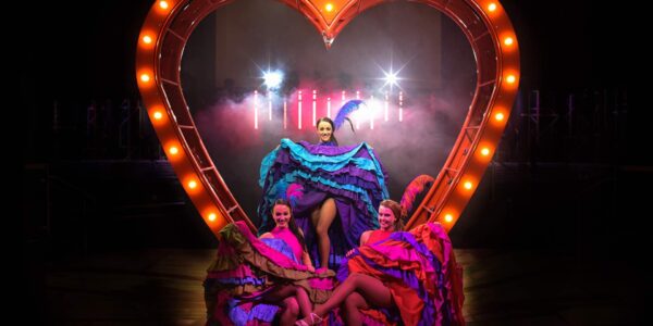Book our heart themed aerial act for themed events and corporate activations.