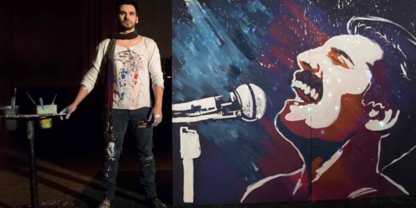 Freddie-Painting-By-Live-Event-Artist