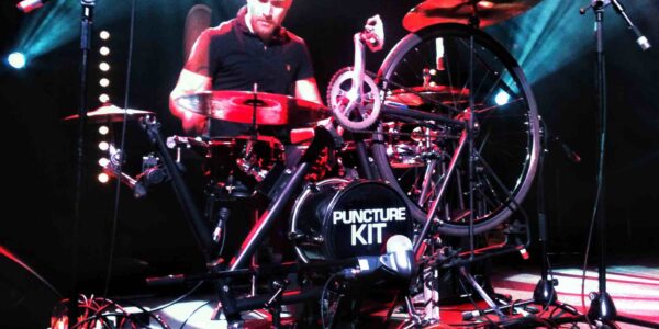 Unconventional rhythms take center stage as the bicycle drummer pedals his way into hearts.