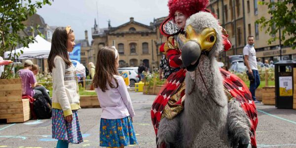 Hire our dodo walkabout act for your street parades and live events.