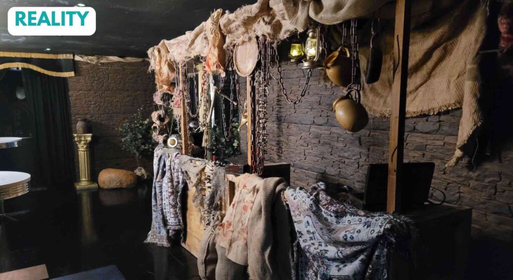 Egyptian market event installation created for REIGN in London's Halloween event. 
