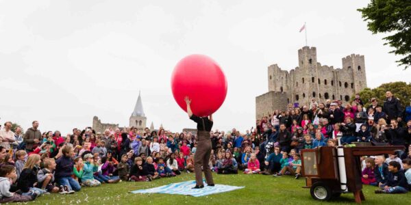 Our comedy balloon performance will have audiences in stitches with the performers animated antics!