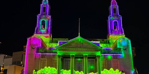 Not only can this talented team illuminate your buildings with incredible graphics but the audience can participate with interactive installations.
