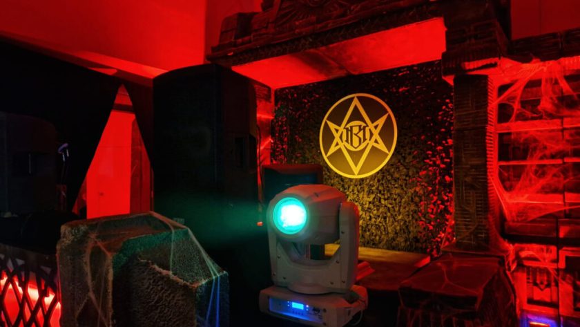 3D projection lighting and cult symbollism.