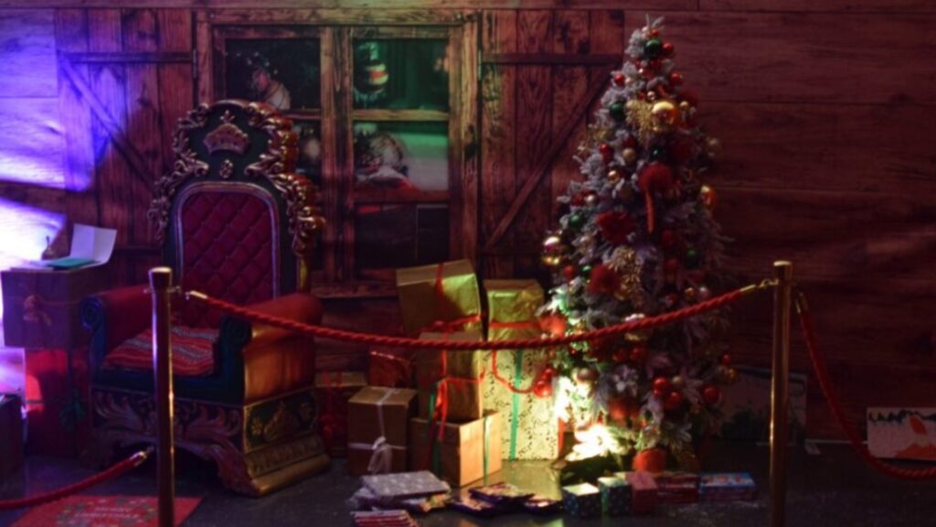 Bespoke Santa's Grotto with meet and greet Santa.