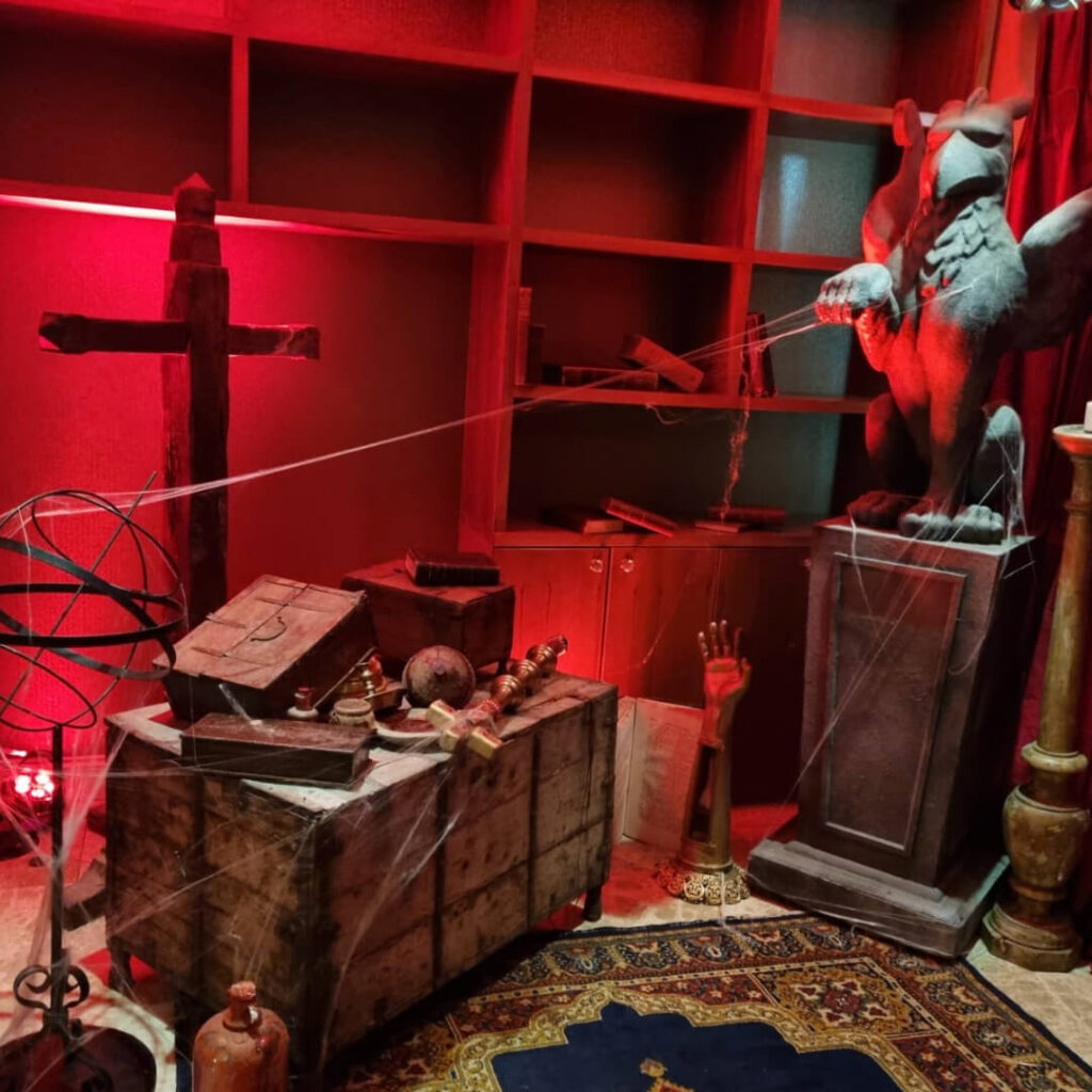 Eeerie props, bone-chilling coffins, meticulously designed to match your desired aesthetic.