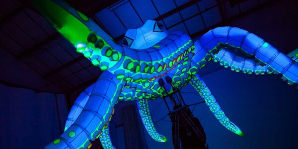 Inflatable-LED-Octopus-For-Street-Theatre-Shows