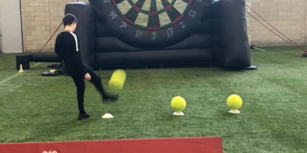 Playing-Football-Inflatable-Darts