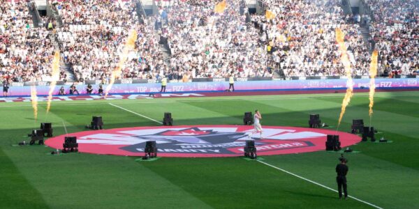 Sidemen-Charity-Match-2023-Aitch-Half-Time-Performance-Flames-Centre-Stage