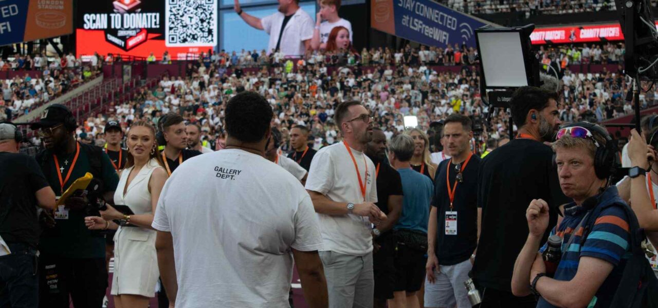 Sidemen-Charity-Match-2023-Event-Management-Staff-Pitch-Side