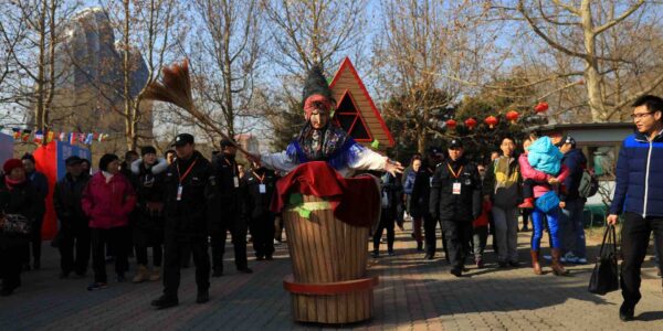 The-Old-Crone-With-Her-Broom-During-Street-Theatre-Performance