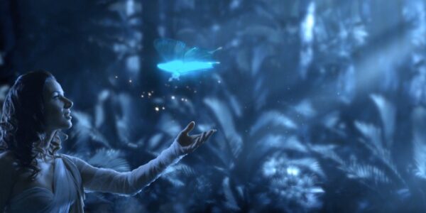Fairy-And-Lady-Hologram-Image