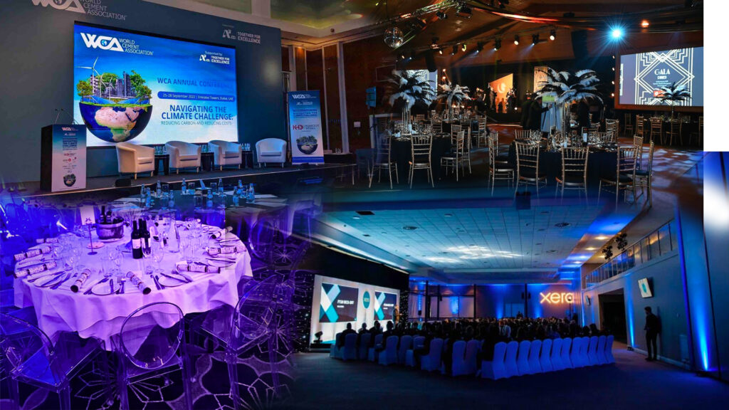 Gala dinner and conferences produced by Julia Charles.