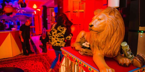 We can transform your event space with props such as lions at your circus event theme.