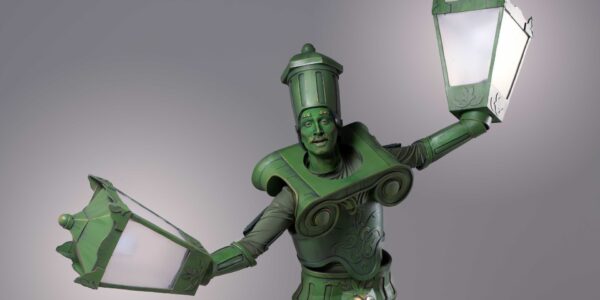 Light-Up-Lamp-Post-Stilt-Walker-Bowing