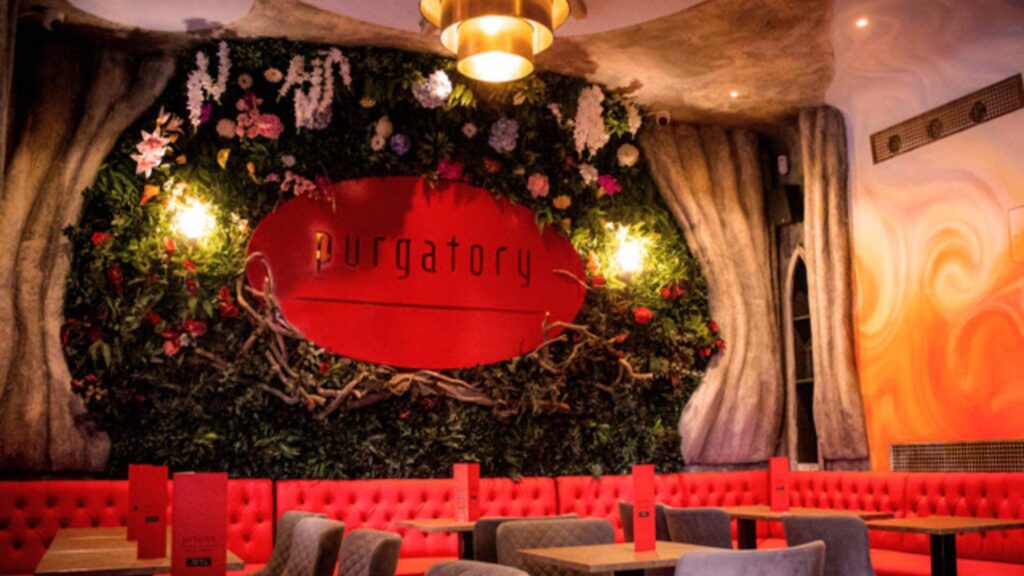 Purgatory bar is the last destination for guests of No Escape room experiences.