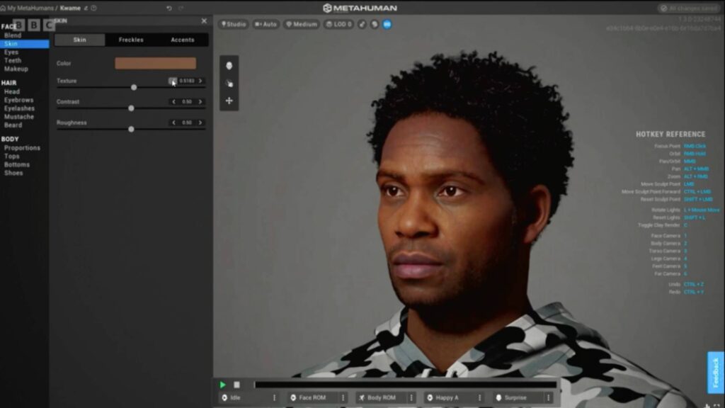 Virtual character design based on The Apprentice contestant Trey.