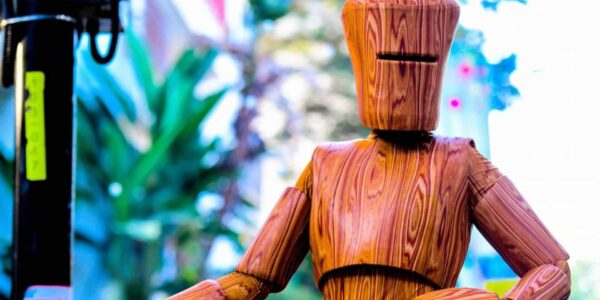 Living-Wooden-Statue