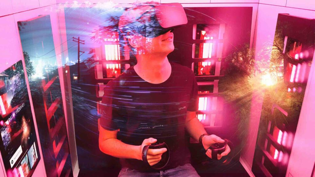 Sensory experience activation VR reality for events.