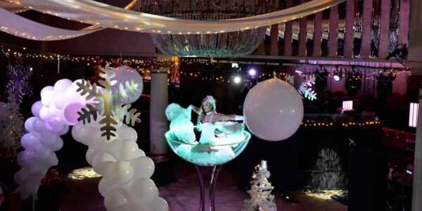 Christmas-Themed-Giant-Martini-Glass-Performer