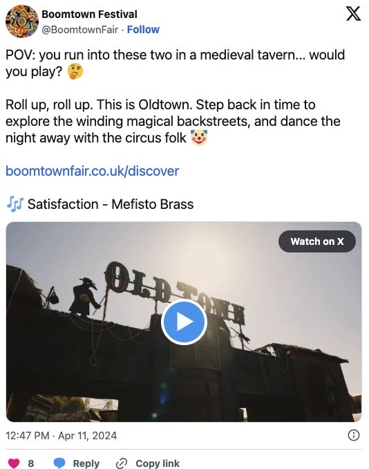 Boom Town Tweet