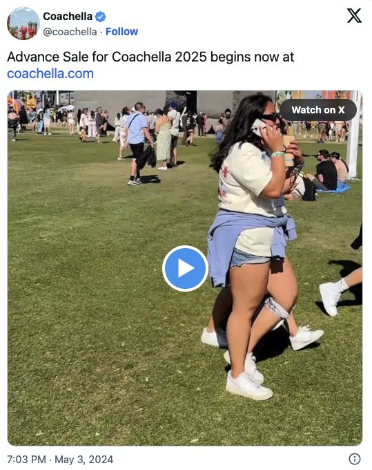 Coachella tweet